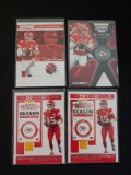 Patrick Mahomes II card lot of 4