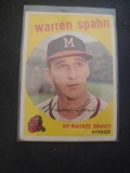 1959 Warren Spahnn card