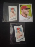 Mike Trou card lot of 3