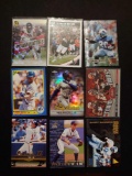 Sports card lot of 9