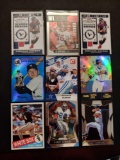 Sports card lot of 9