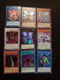 Yugioh rare holo and other lot of 9