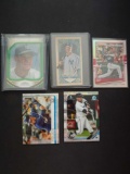 Baseball card lot of 5 insert numbered refractor lot
