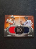 Topps Tribute Mookie Betts/Xander Bogaerts #19/25 jersey card