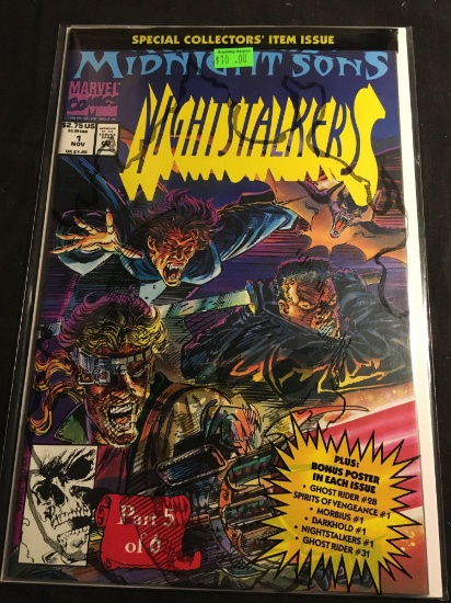 Midnight Sons Nightstalkers #1 Comic Book from Amazing Collection