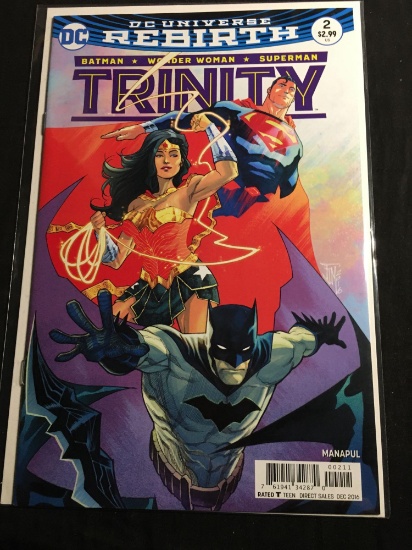 Batman Wonder Woman Superman #2 Comic Book from Amazing Collection