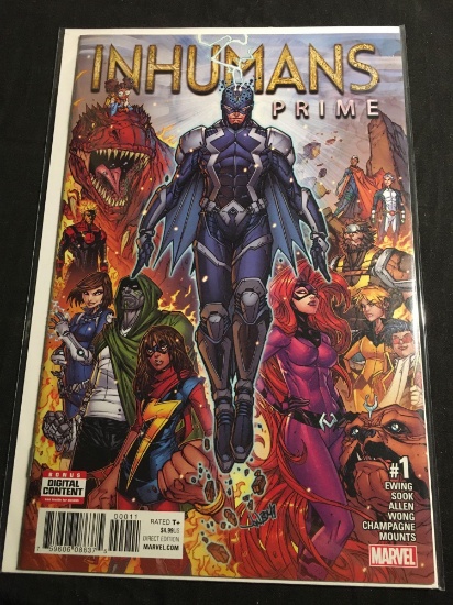 Inhumans Prime #1 Comic Book from Amazing Collection B