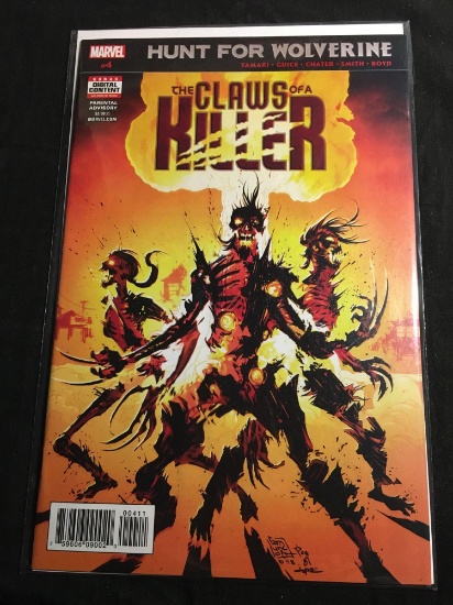 Hunt For Wolverine The Claws of A Killer #4 Comic Book from Amazing Collection