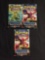 Lot of 3 POKEMON XY Steam Siege Factory Sealed Packs