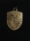 18K SOLID YELLOW GOLD - Vintage PORSCHE STUTTGART Crest Shield Pendant TK012 - 7.5 Grams