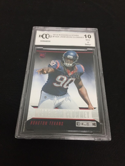 BCCG Graded Mint 10 - 2014 Rookies & Stars #124A Jadeveon Clowney RC