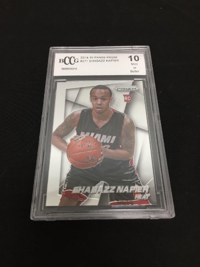 BCCG Graded Mint 10 - 2014-15 Panini Prizm #271 Shabazz Napier RC