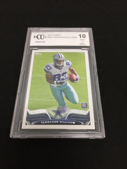 BCCG Graded Mint 10 - 2013 Topps #428 Terrance Williams RC