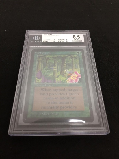 BGS Graded NM-MT+ 8.5 - MTG Magic the Gathering 1993 Beta Wild Growth C G