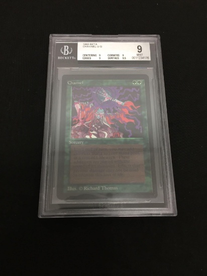 BGS Graded Mint 9 - MTG Magic the Gathering 1993 Beta Channel U G