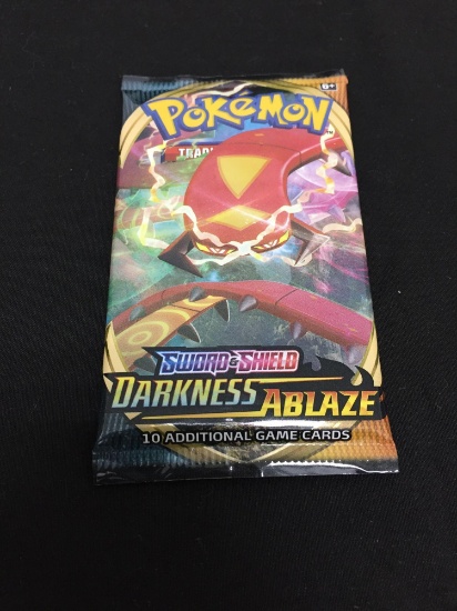 POKEMON Sword & Shield Darkness Ablaze Factory Sealed Booster Pack 10 Game Cards