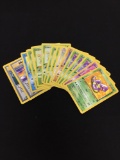 Lot of 15 Vintage 1st Edition Pokemon Cards from Collection