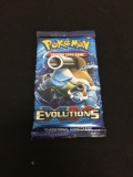 POKEMON Evolutions XY Factory Sealed Booster Pack 10 Game Cards