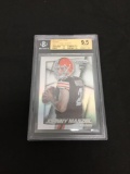 BGS Graded Gem Mint 9.5 - 2014 Panini Prizm Prizms #287E Johnny Manziel Ball At Chest/looking Left