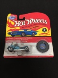 Vintage Hot Wheels Collectible Metal Car by Mattel with Matching Collector's Button #5700 Red Baron