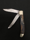 Vintage Western Boulder Colorado Made in USA 2 Blade Pocket Knife 062