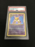 PSA Graded VG 3 - 1999 POKEMON Game Alakazam Holo 1st Edition #1