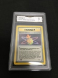 GMA Graded NM 7 - 2000 POKEMON Miracle Berry #94 Neo Genesis Trainer 1st Edition