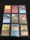 Lot of 9 MTG Magic the Gathering Legends Trading Cards from Collection