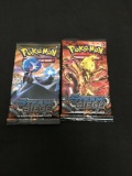 Lot of 2 POKEMON XY Steam Siege Factory Sealed Packs