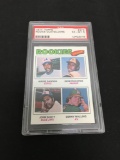 PSA Graded EX-MT 6 - 1977 Topps Rookie Outfielders #473