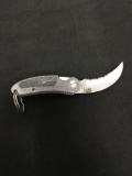 440 Stainless Curved Pocket Knife from Collection
