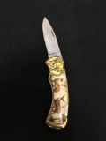 Franklin Mint Collectors Knife R.B.F. FM Deer Pocket Knife from Collection
