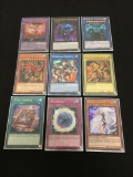 YUGIOH Holo, Rare & other Card Lot of 9