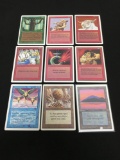 Lot of 9 MTG Magic the Gathering UNLIMITED Trading Cards from Collection