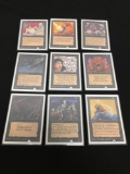 Lot of 9 MTG Magic the Gathering UNLIMITED Trading Cards from Collection