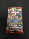 Sealed Pokemon SUN & MOON Crimson Invasion 10 Card Booster Pack