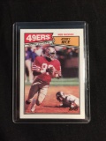 1987 Topps #115 JERRY RICE 49ers 2nd Year Football Card