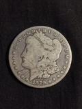 1879-P United States Morgan Silver Dollar - 90% Silver Coin