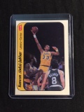 1986-87 Fleer Stickers #1 KAREEM ABDUL-JABBAR Lakers Vintage Basketball Card