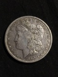 KEY DATE - 1890 United States Morgan Silver Dollar - 90% Silver Coin