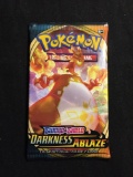 FACTORY SEALED - HOT NEW PRODUCT - Pokemon Darness Ablaze 10 Card Booster Pack