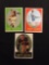 3 Card Lot of 1958 Topps Football Cards - #17, #18, #19 Vintage Football Cards
