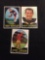 3 Card Lot of 1958 Topps Football Cards - #45, #46, #47 Vintage Football Cards