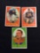3 Card Lot of 1958 Topps Football Cards - #70, #71, #72 Vintage Football Cards
