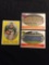 3 Card Lot of 1958 Topps Football Cards - #109, #110, #111 Vintage Football Cards