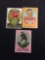 3 Card Lot of 1958 Topps Football Cards - #121, #122, #123 Vintage Football Cards