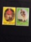 2 Card Lot of 1958 Topps Football Cards - #127, #128 Vintage Football Cards