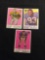 3 Card Lot of 1959 Topps Football Cards - #28, #29, #30 Vintage Football Cards