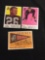 3 Card Lot of 1959 Topps Football Cards - #37, #38, #39 Vintage Football Cards