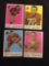 4 Card Lot of 1959 Topps Football Cards - #56, #57, #58, #59 Vintage Football Cards